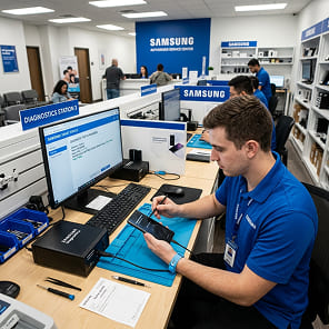 Диагностика Samsung в сервисе